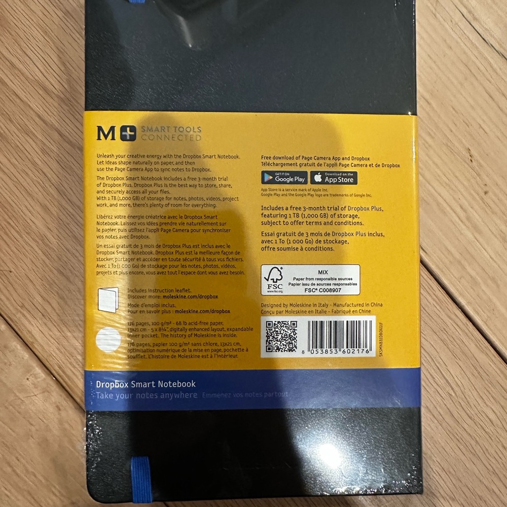 *NWT* Moleskine Dropbox Smart Notebook - Picture 4 of 5